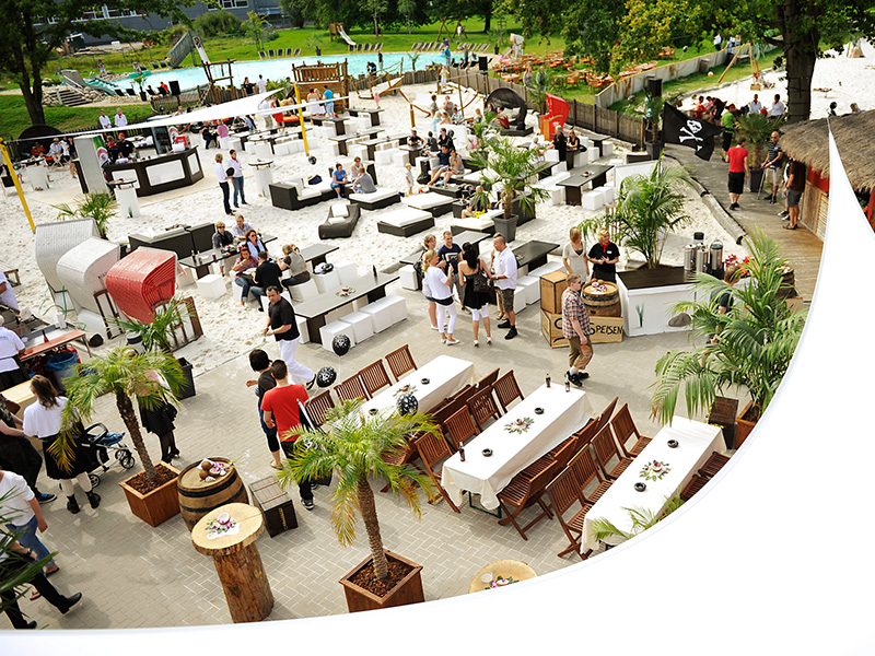 Sommerfest am Strand
